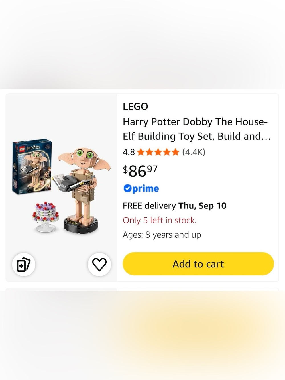 LEGO Harry Potter new in box